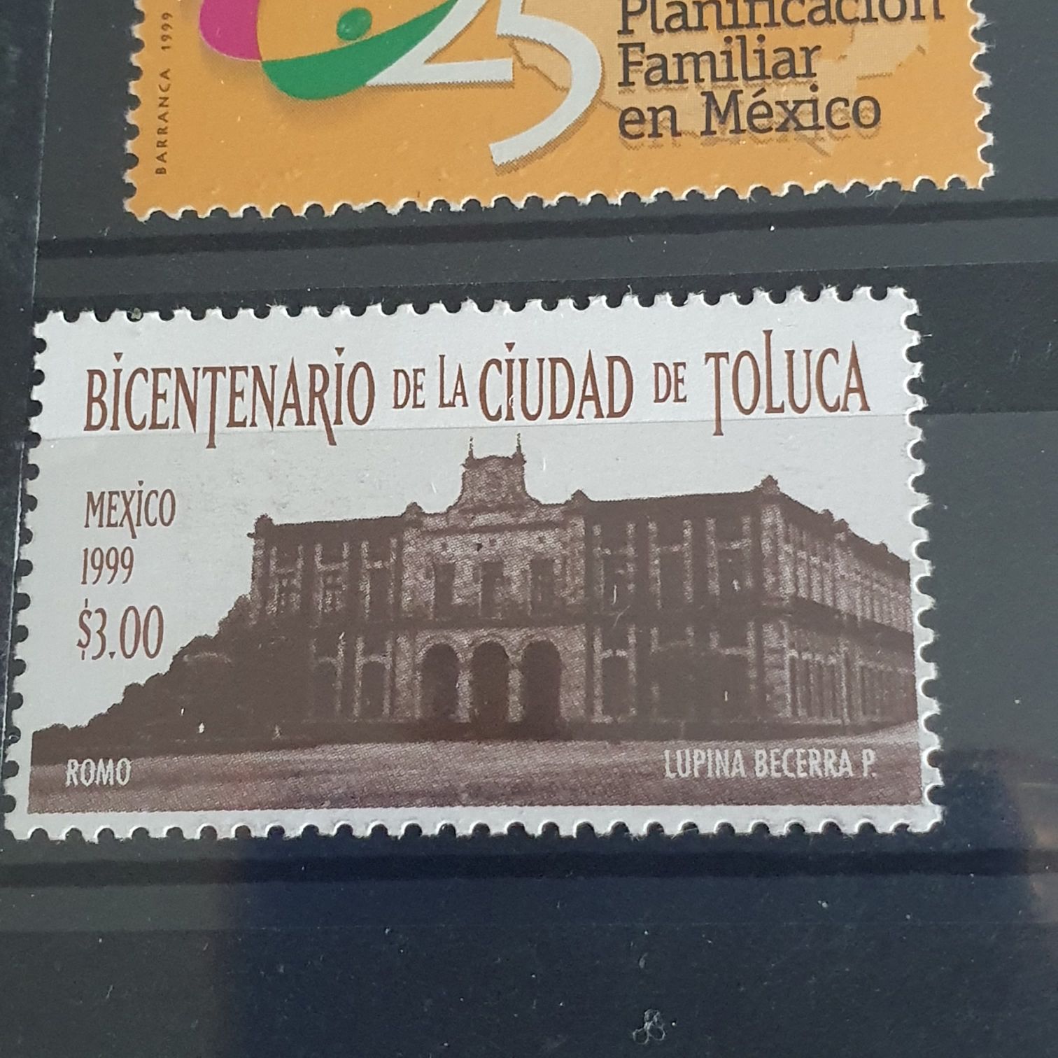 Bicentenario De La Ciudad De Toluca  stamp collectible - Main Image 2