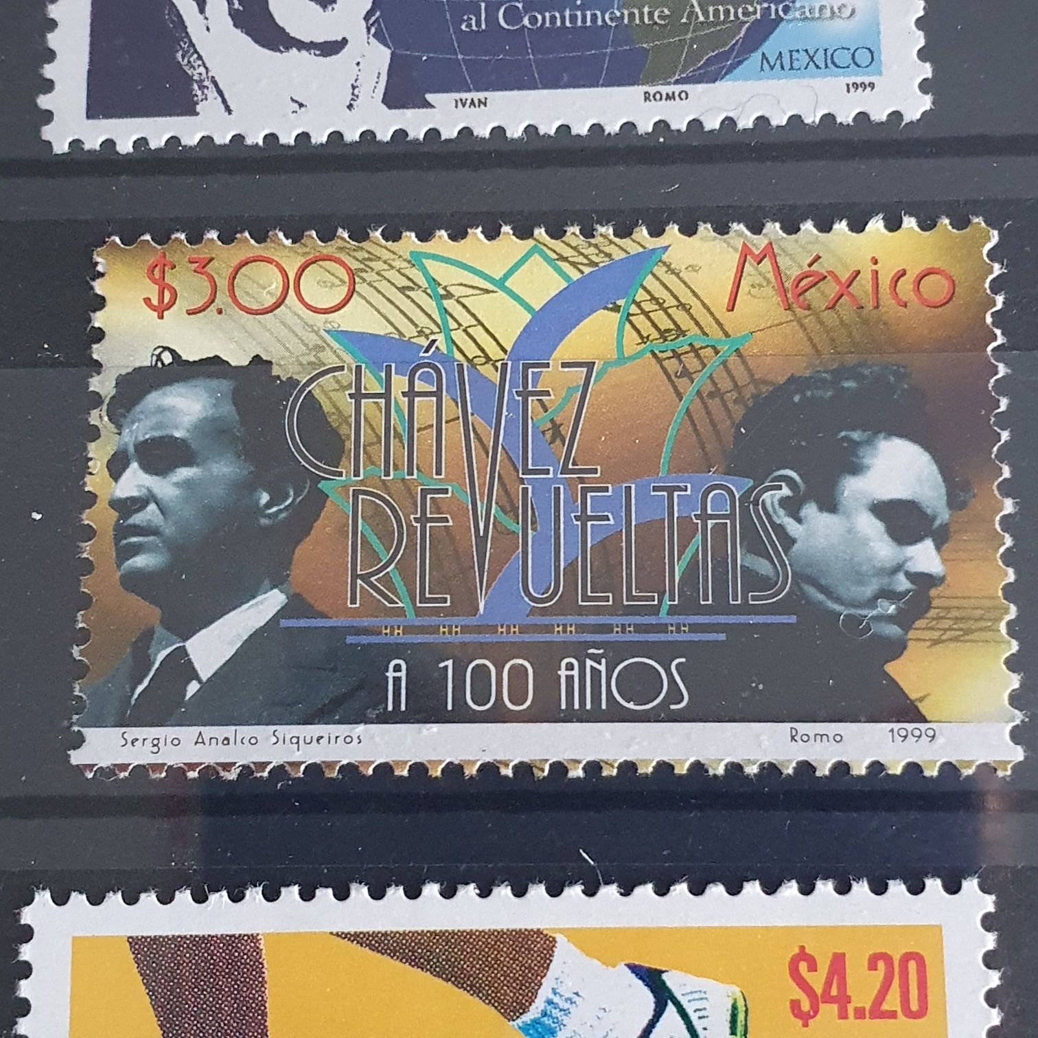 Chavez Revueltas a 100 años  stamp collectible - Main Image 2