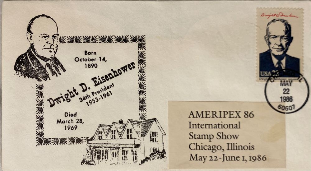 Dwight D. Eisenhower  stamp collectible - Main Image 2