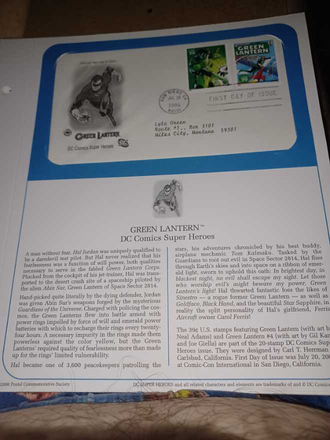 DC Comics Super Heroes Stamps  stamp collectible - Main Image 2