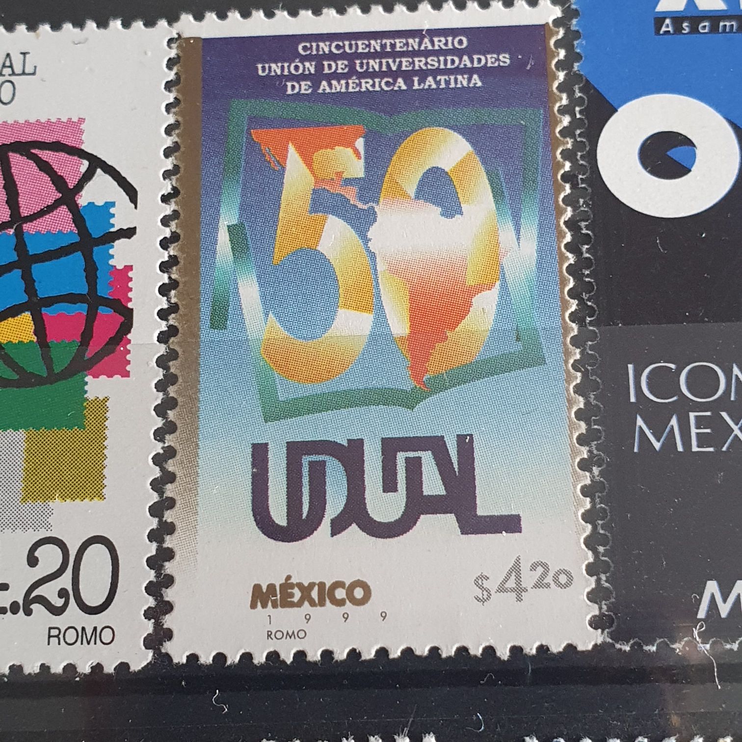 Cincuentenario Union De Universidades De America Latina  stamp collectible - Main Image 2