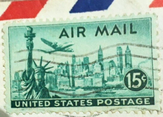 Plane Over Bridge  stamp collectible - Main Image 2