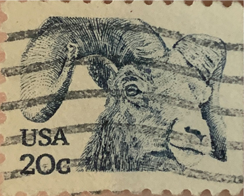 U.S.A.: 1981 Wildlife Of America Mountain Goat  stamp collectible - Main Image 2