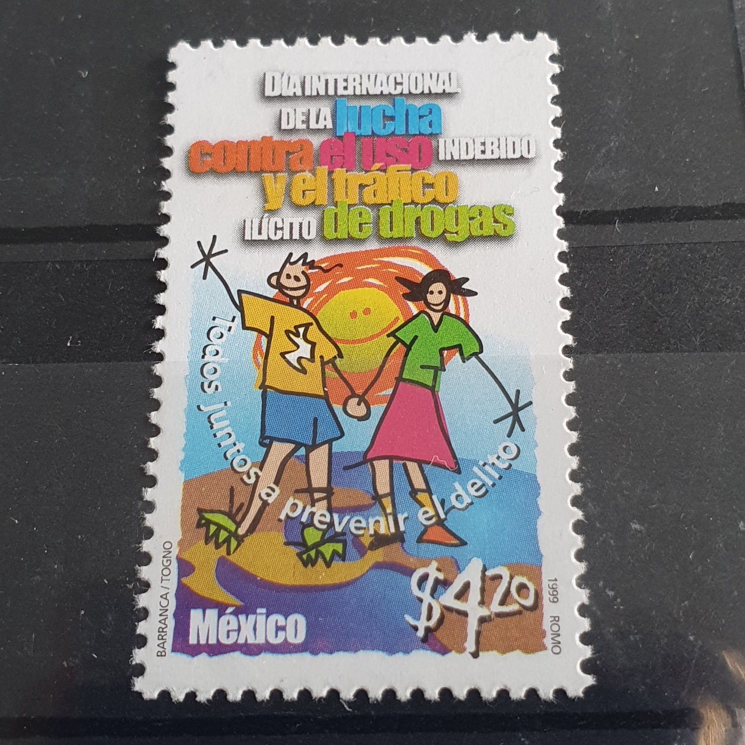Día Internacional De La Lucha Contra El Uso Indebido Y El Tráfico Ilícito De Drogas  stamp collectible - Main Image 2