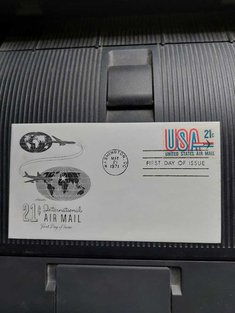 Us Airmail FDC  stamp collectible - Main Image 3