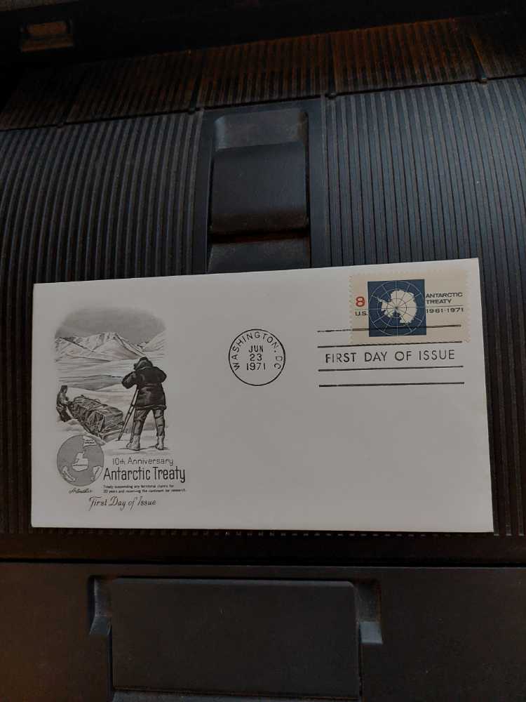 Antarctic Treaty 1971  stamp collectible - Main Image 2
