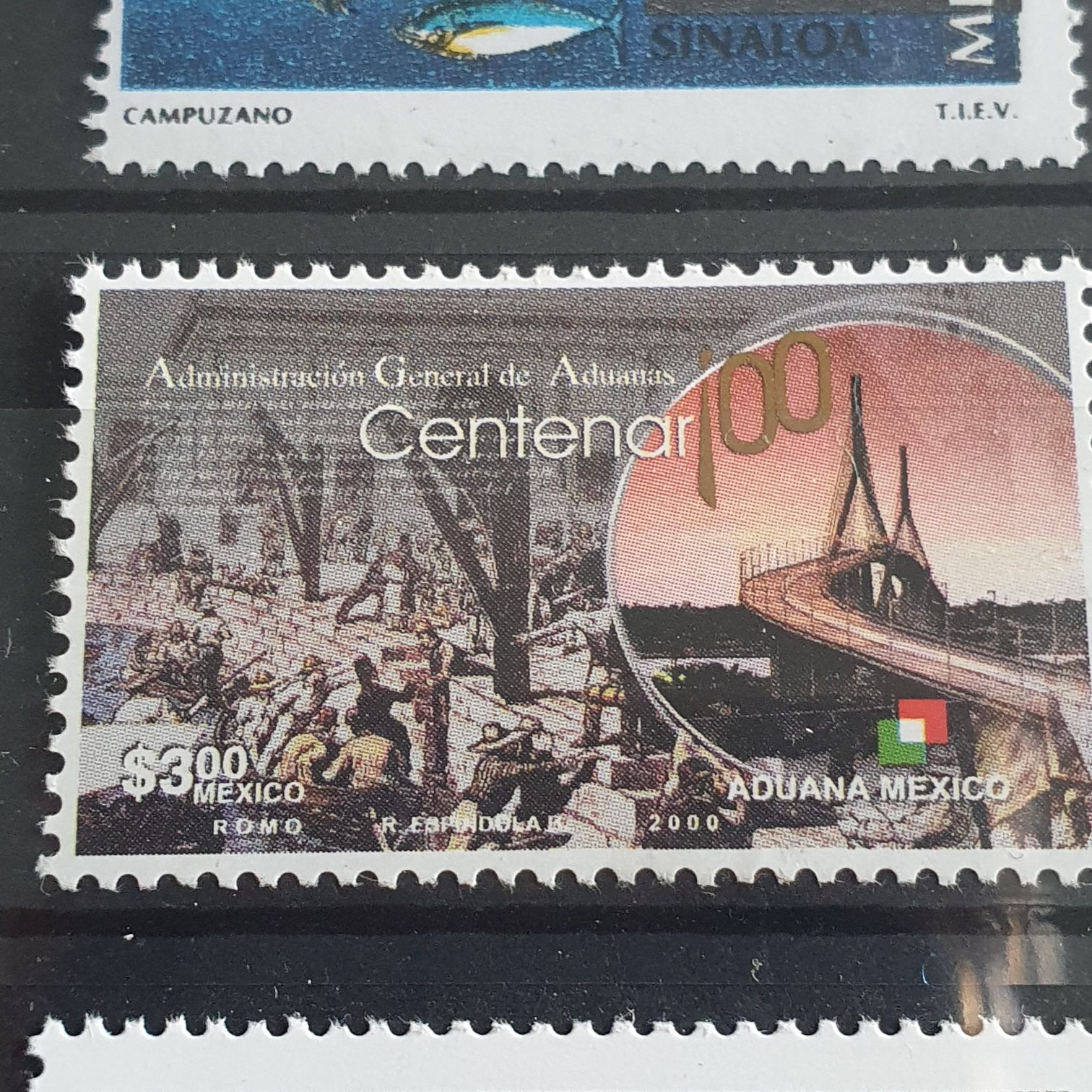 Administración General De Aduanas  stamp collectible - Main Image 2