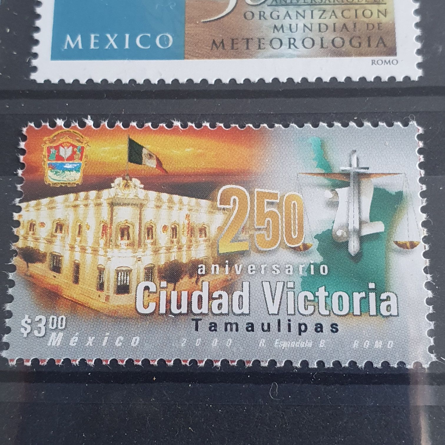 250 Aniversario Ciudad Victoria Tamaulipas  stamp collectible - Main Image 2