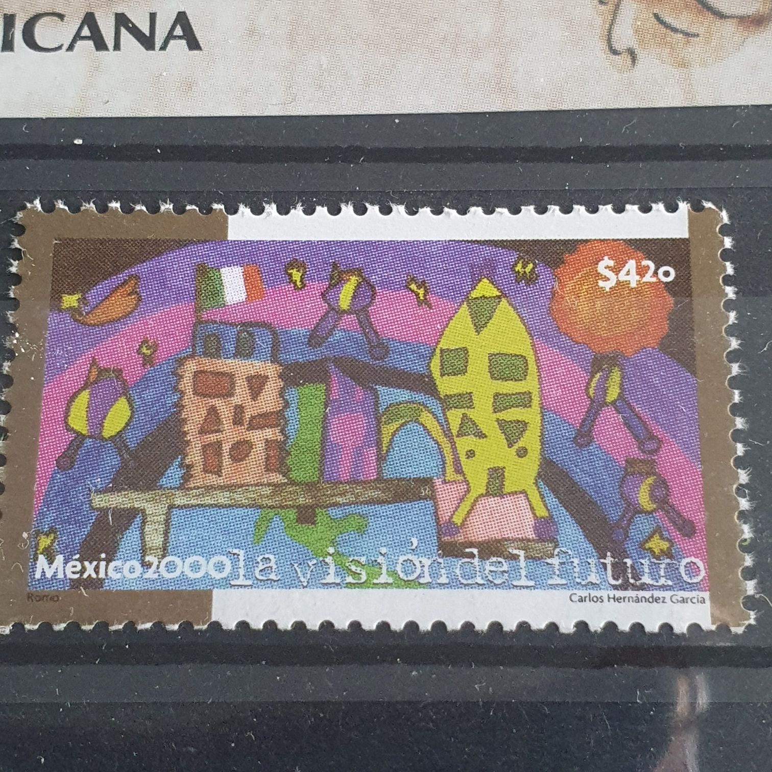 La Visión Del Futuro  stamp collectible - Main Image 2