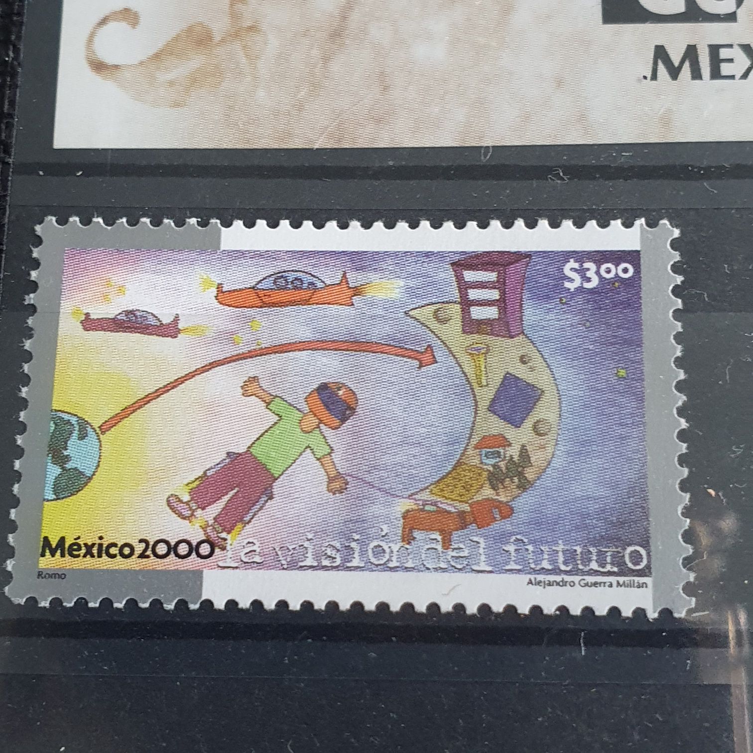 La Visión Del Futuro  stamp collectible - Main Image 2