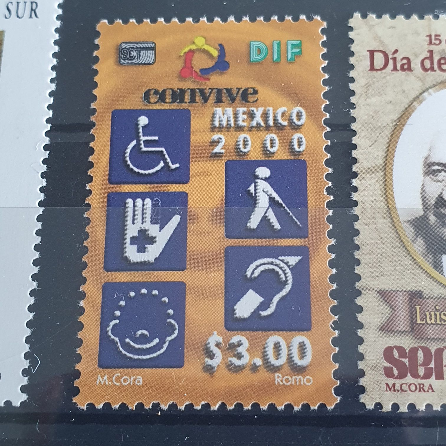 Convive México 2000  stamp collectible - Main Image 2