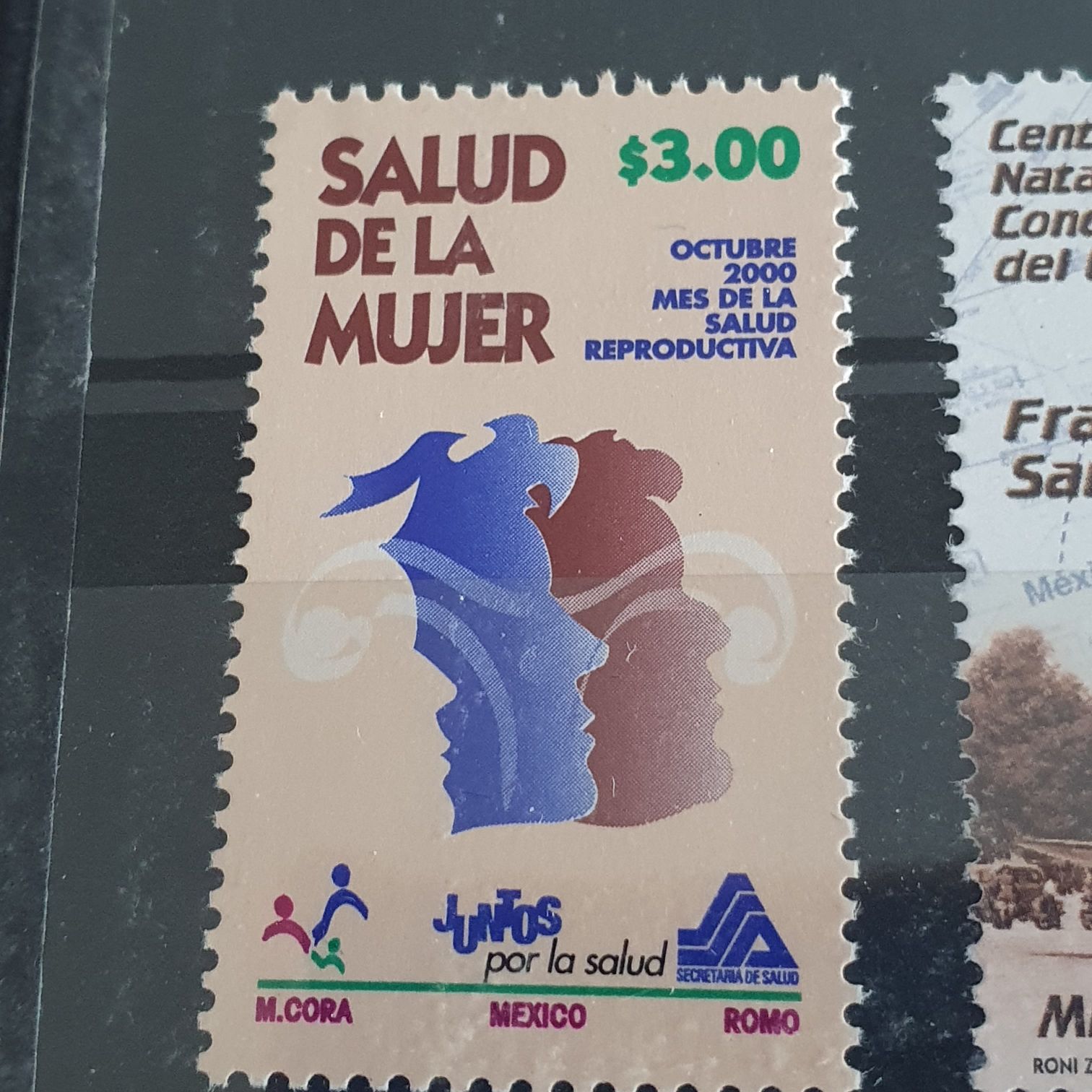 Salud De La Mujer  stamp collectible - Main Image 2