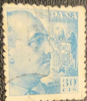 General Franco  stamp collectible - Main Image 2