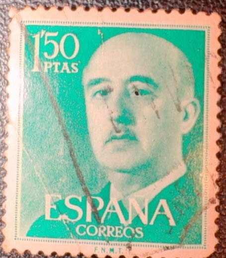 General Franco  stamp collectible - Main Image 3