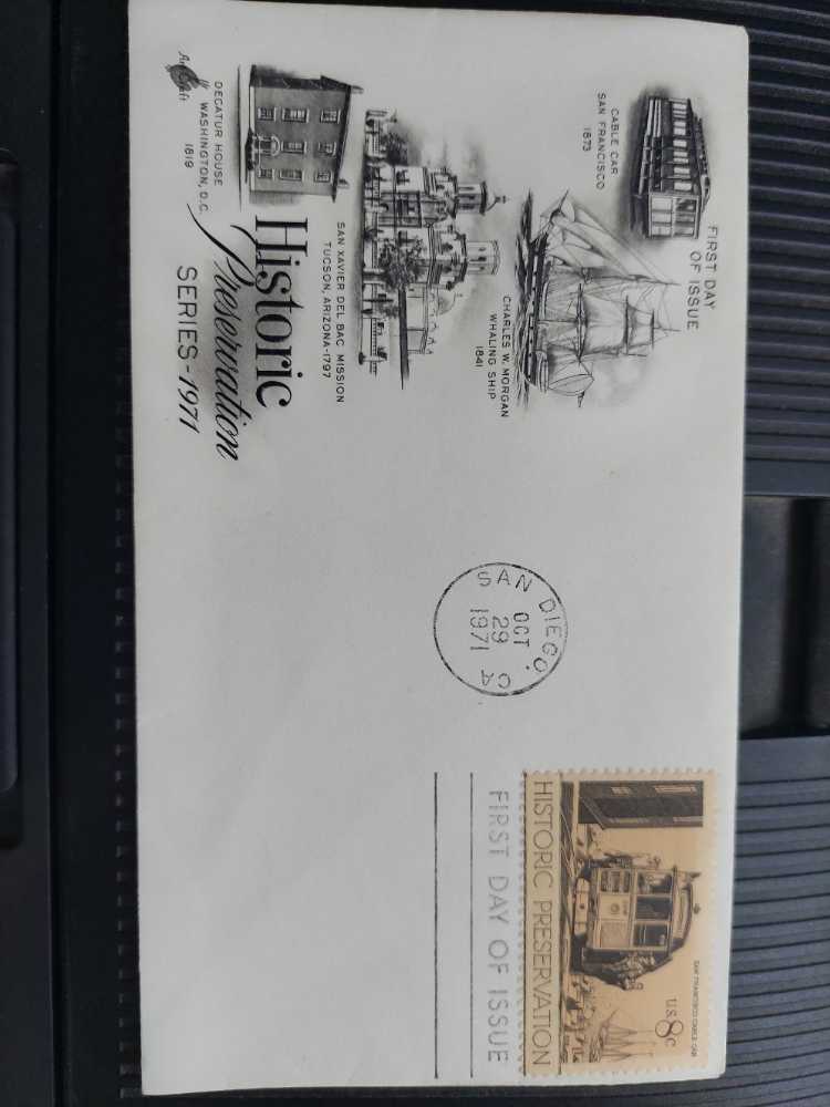 Historic Preservation Cable Car  stamp collectible - Main Image 2