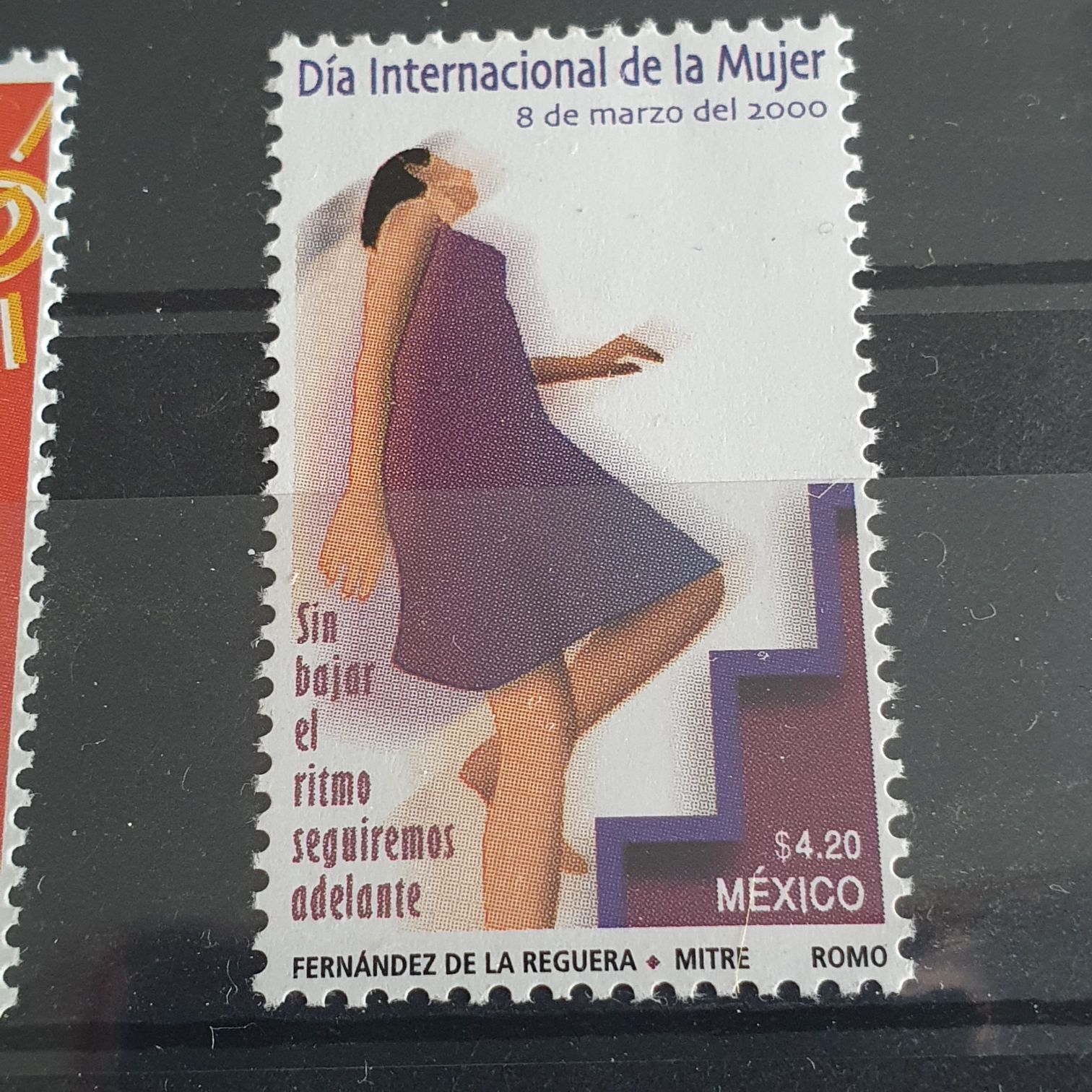 Día Internacional De La Mujer  stamp collectible - Main Image 2