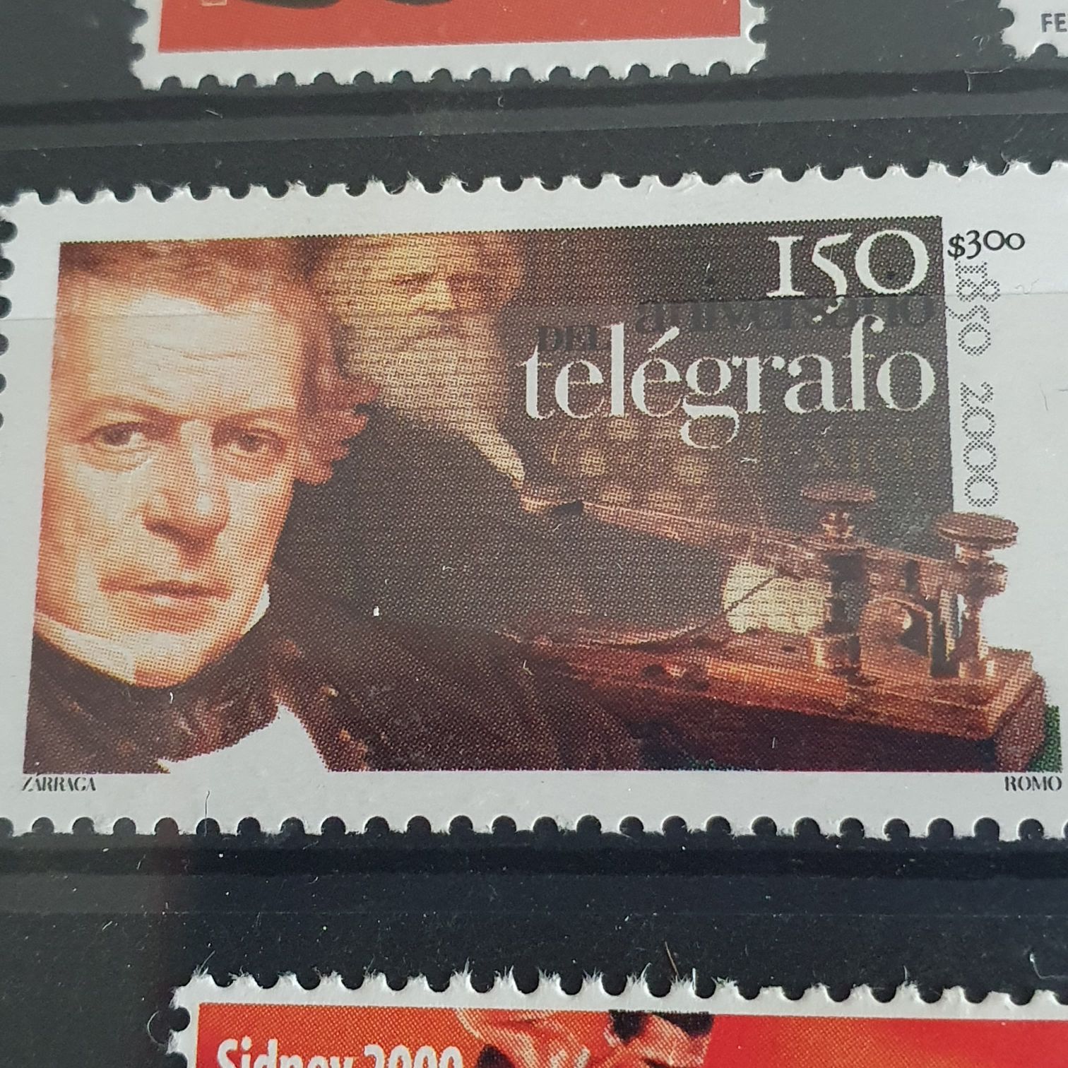 150 Aniversario Del Telégrafo  stamp collectible - Main Image 2