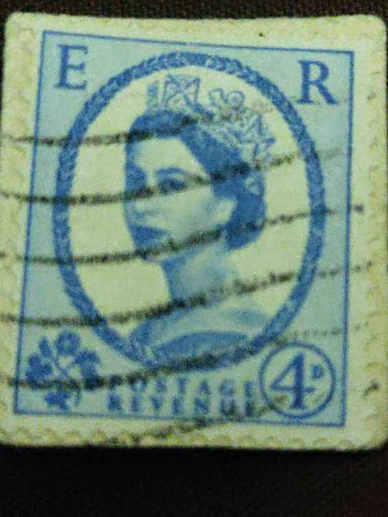 U.K. 1952 Queen Elizabeth 2nd  stamp collectible - Main Image 2