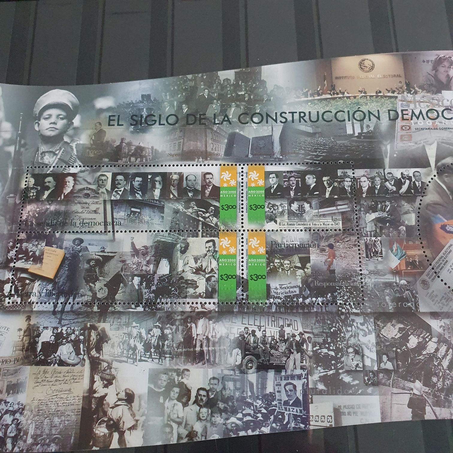 El Siglo De La Contracción Democratica  stamp collectible - Main Image 2