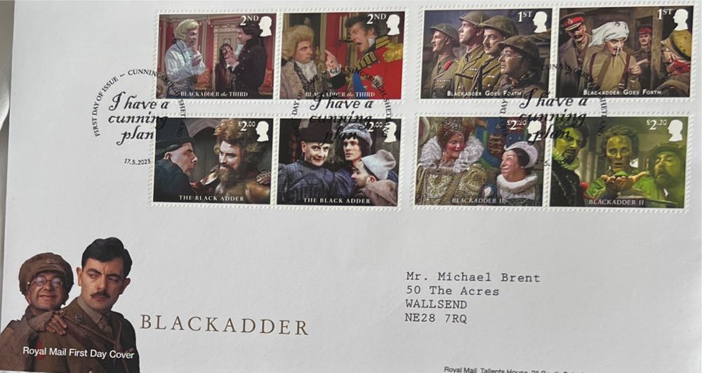 Blackadder Presentation Pack & First Day Cover  stamp collectible [Barcode 5014721159225] - Main Image 2