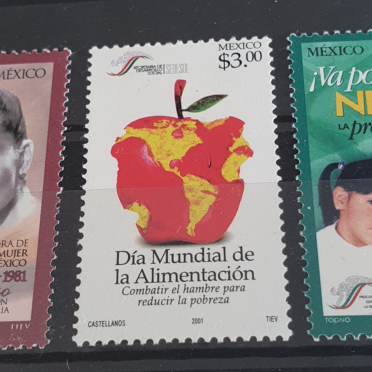 Día Mundial De La Alimentación  stamp collectible - Main Image 2