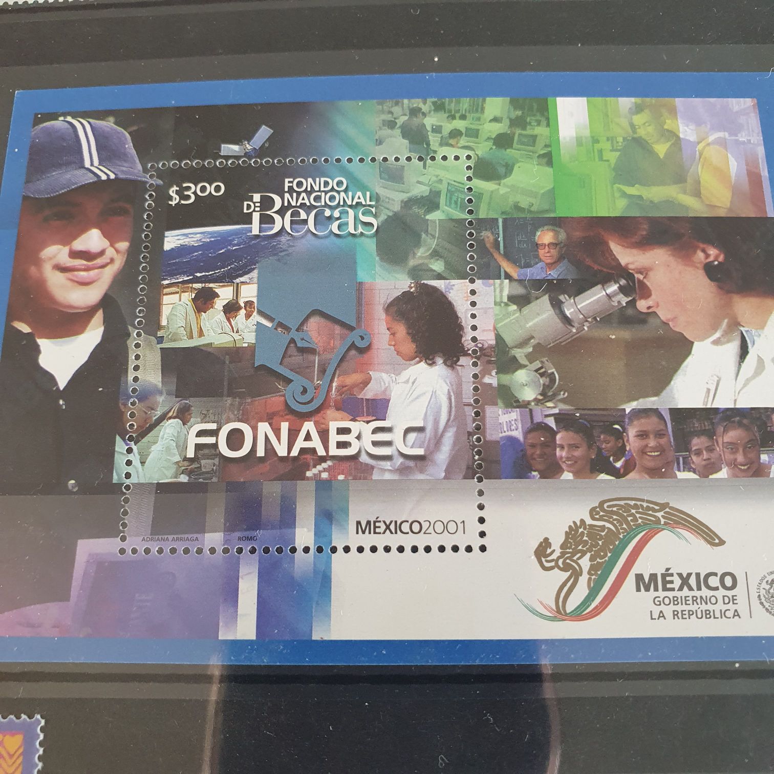 Fondo Nacional De Becas  stamp collectible - Main Image 2
