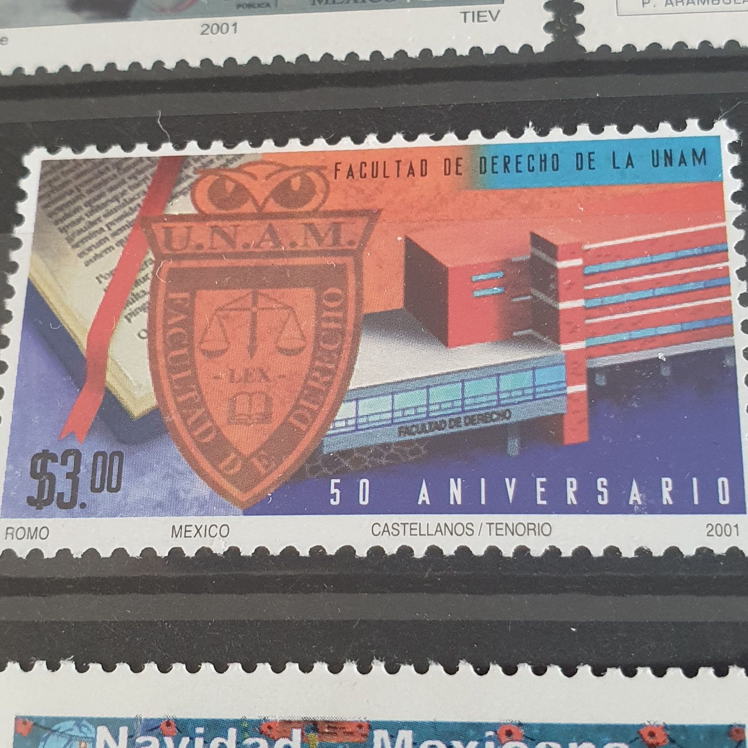 50 Aniversario Facultad De Derecho De La UNAM  stamp collectible - Main Image 2