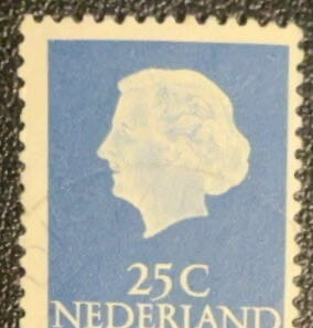 Netherlands: 1947 25¢ Queen Juliana  stamp collectible - Main Image 2