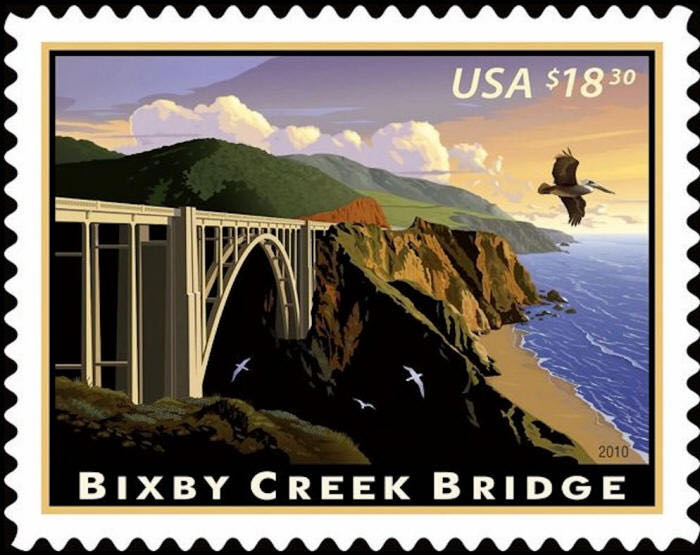 4439 Bixby Creek Bridge  stamp collectible - Main Image 1