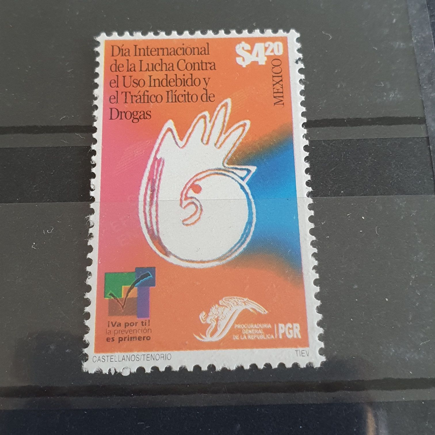 Día Internacional De La Lucha Contra El Uso Indebido Y El Tráfico Ilícitos De Drogas  stamp collectible - Main Image 2