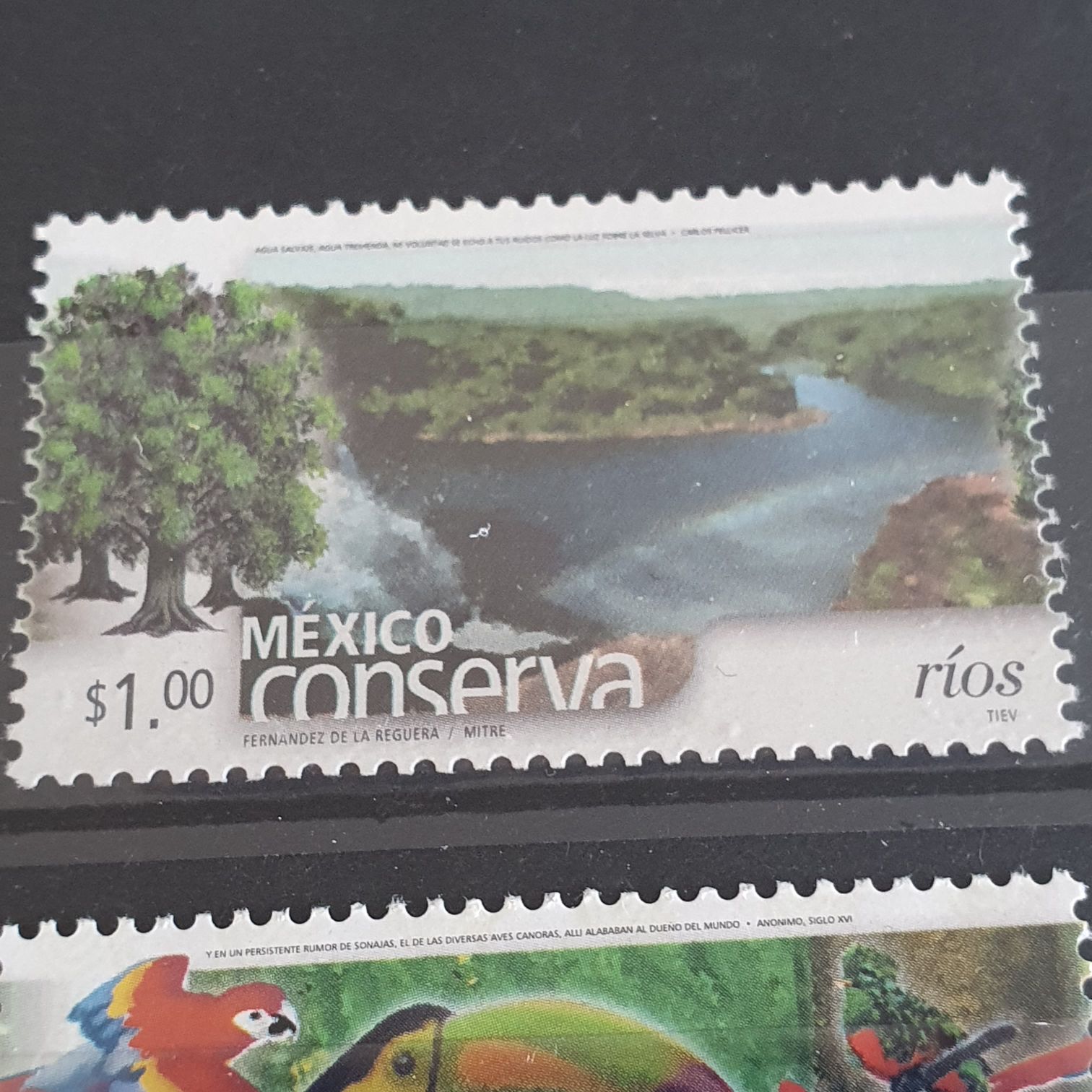 México Conserva Ríos  stamp collectible - Main Image 2