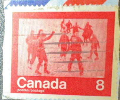 Olympic Games Montreal Canada Winter Activities  stamp collectible - Main Image 2