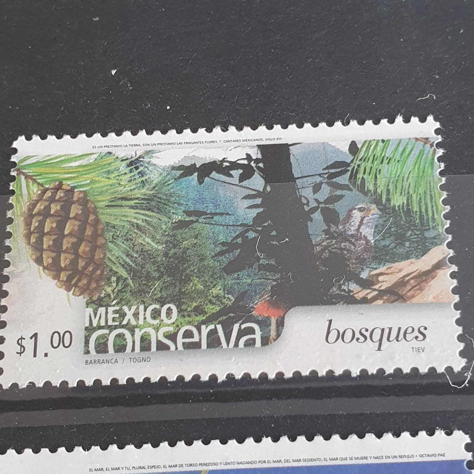 México Conserva Bosques  stamp collectible - Main Image 2
