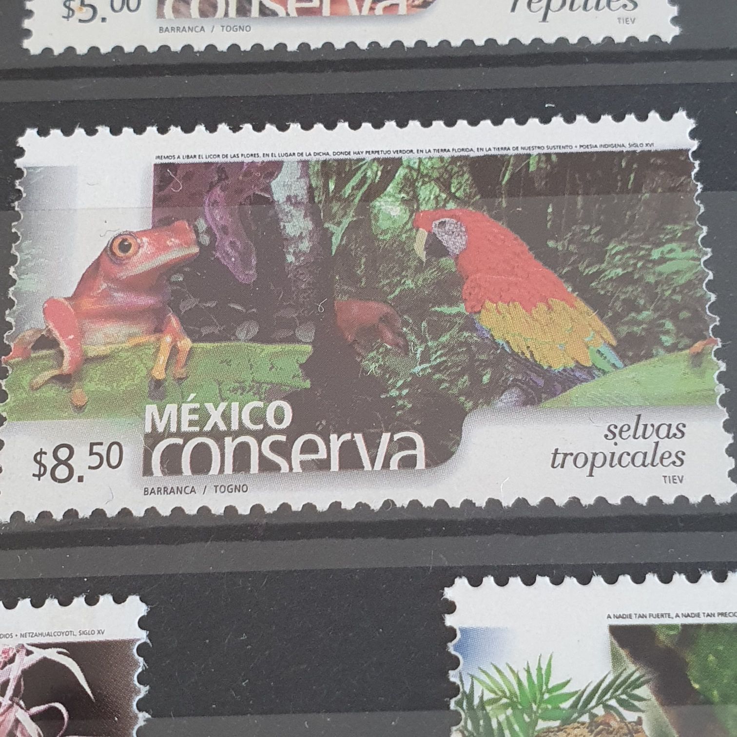 México Conserva Selvas Tropicales  stamp collectible - Main Image 2