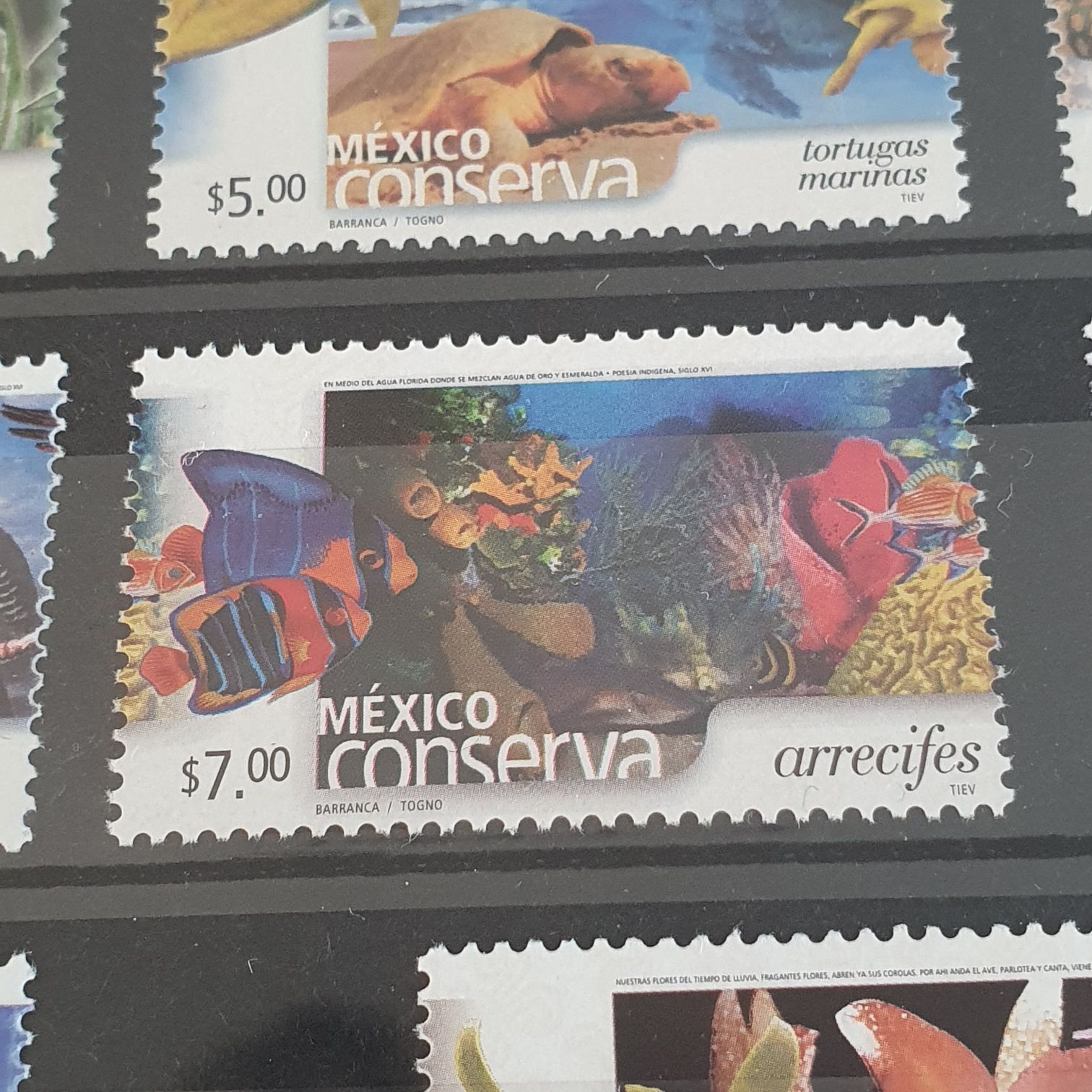 México Conserva Arrecifes  stamp collectible - Main Image 2