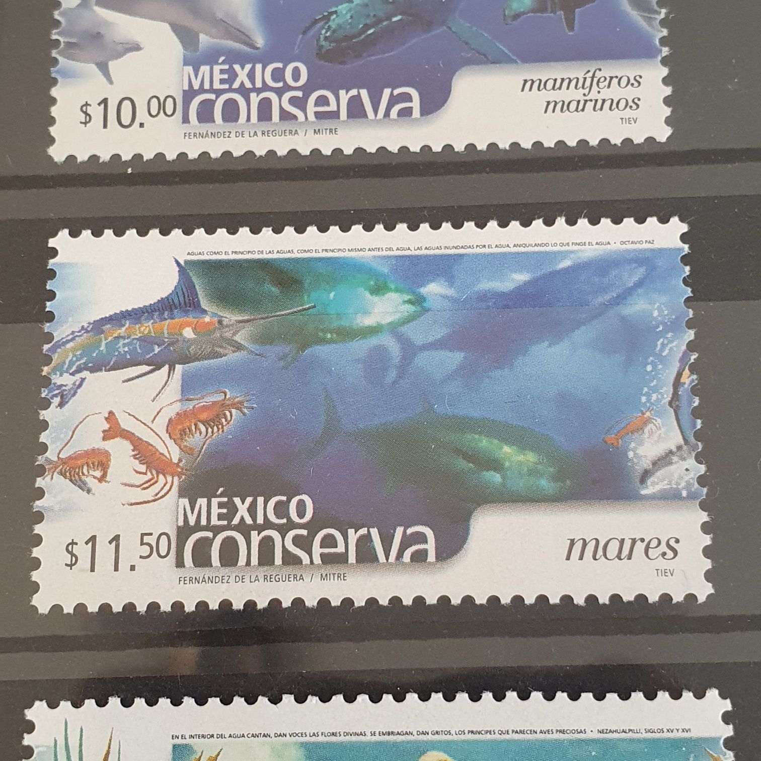 México Conserva Mares  stamp collectible - Main Image 2