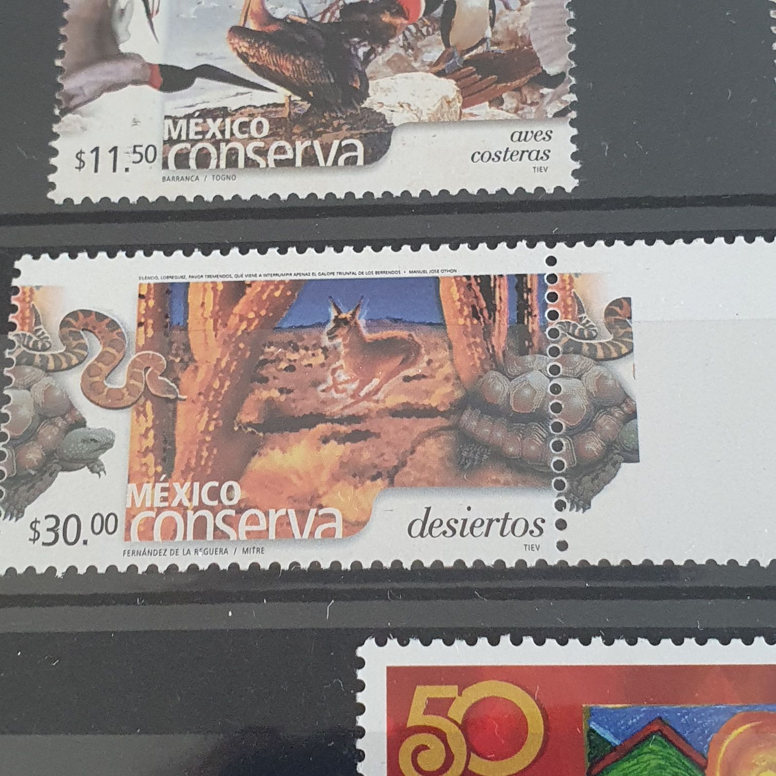 México Conserva Desiertos  stamp collectible - Main Image 2