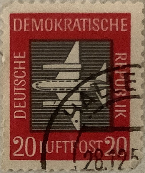 Plane Flying Over Athens Greece