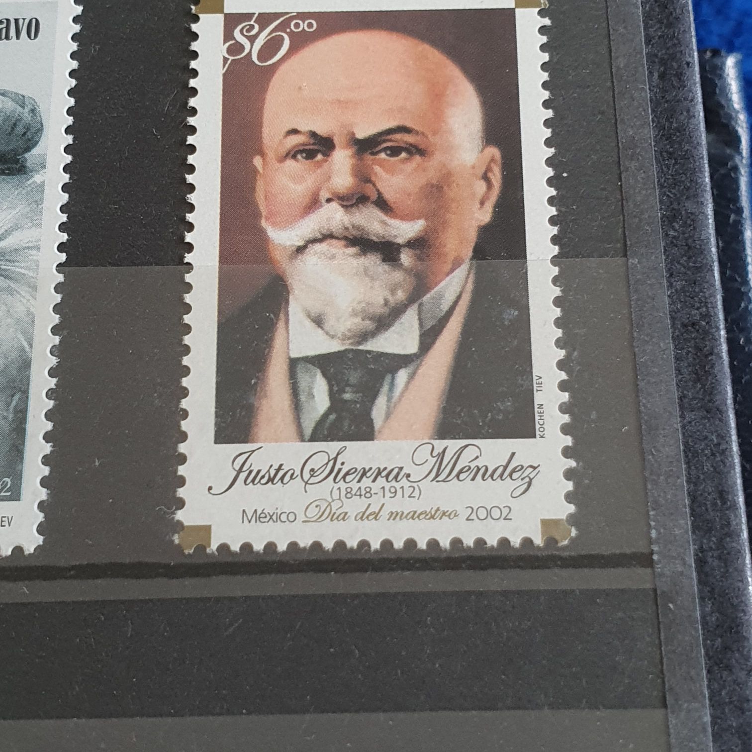 Justo Sierra Mendez  stamp collectible - Main Image 2