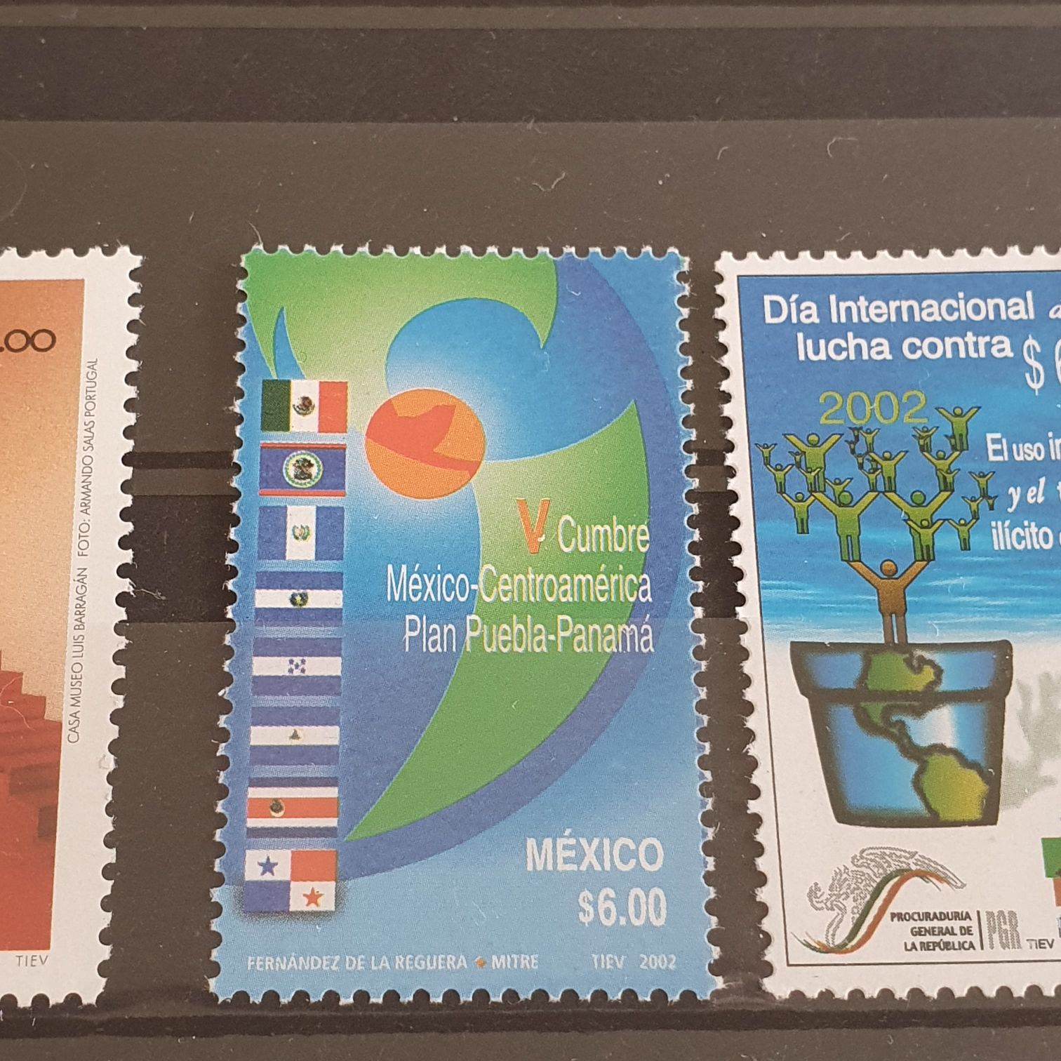 V Cumbre México- Centroamérica Plan Puebla- Panama  stamp collectible - Main Image 2