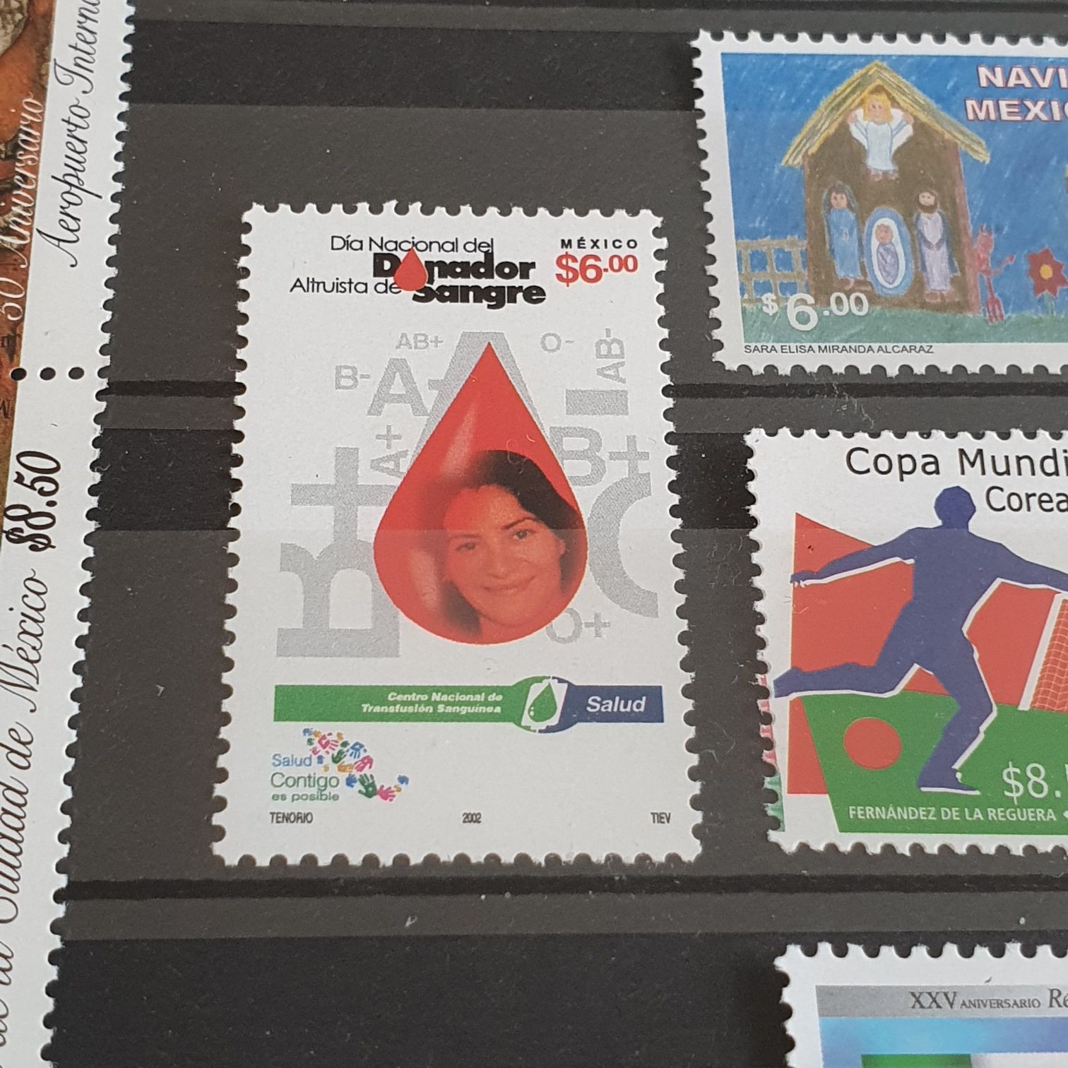 Día Nacional Del Donador Altruista De Sangre  stamp collectible - Main Image 1