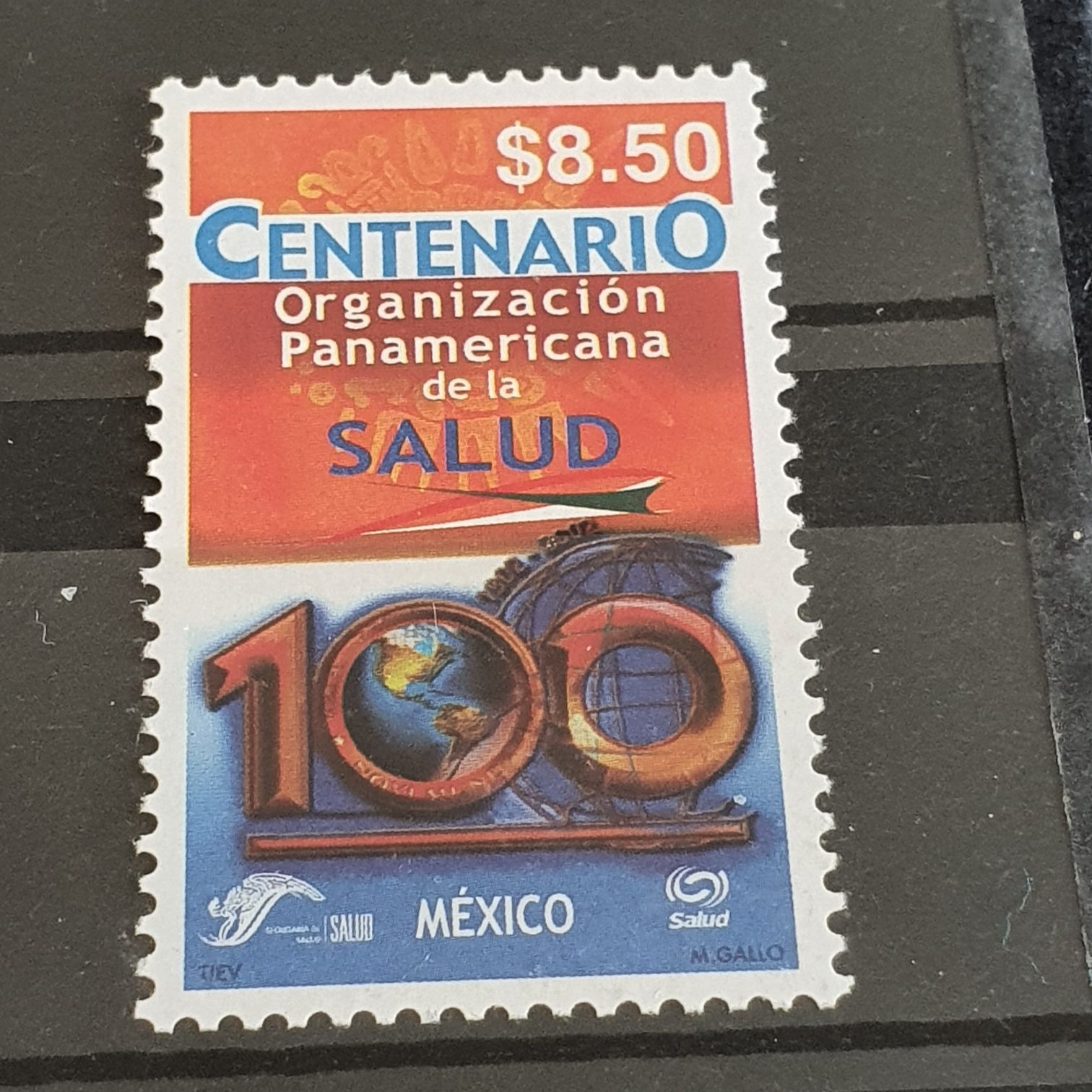 Centenario Organización Panamericana De La Salud  stamp collectible - Main Image 2