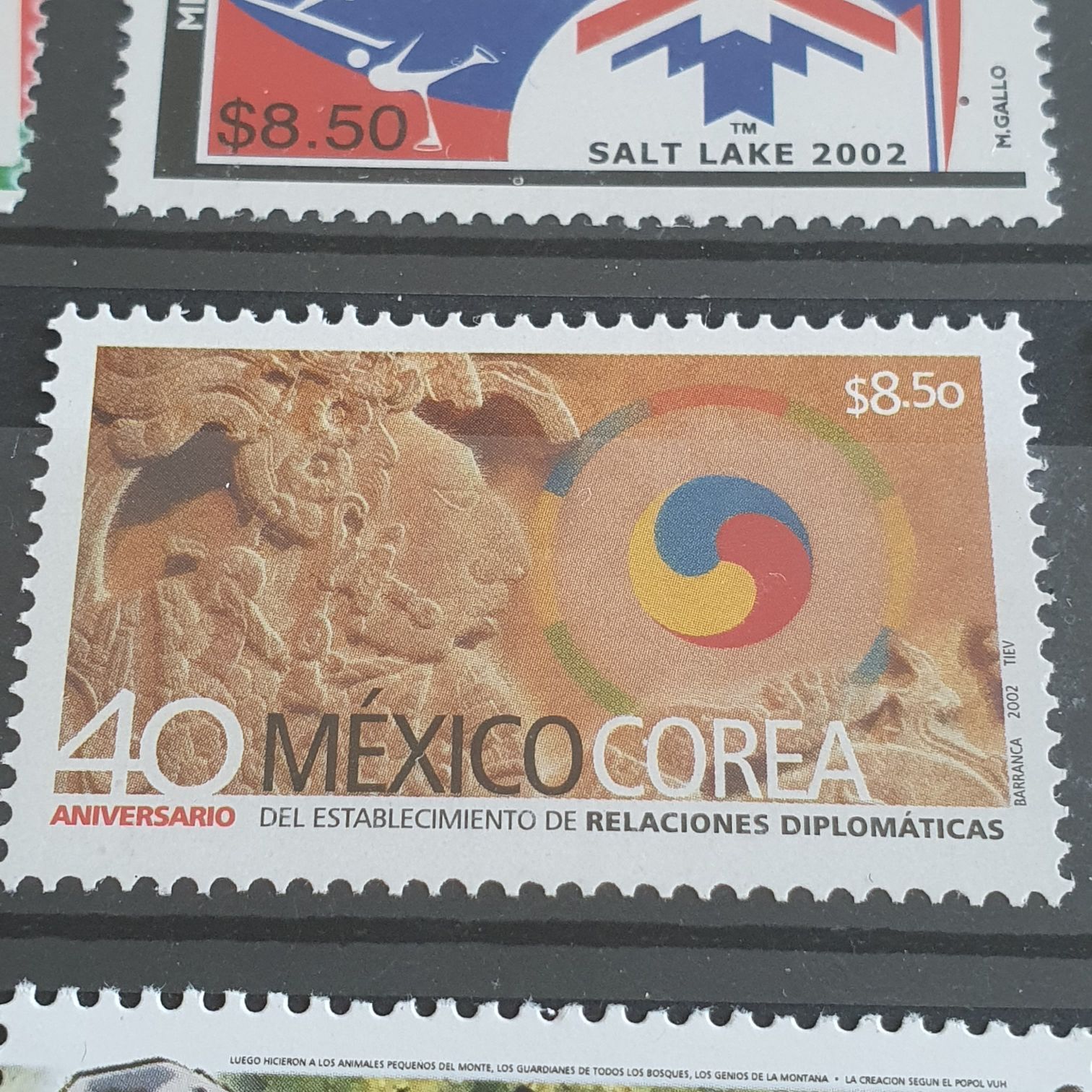 40 Aniversario Del Establecimiento De Relaciones Diplomáticas  stamp collectible - Main Image 2