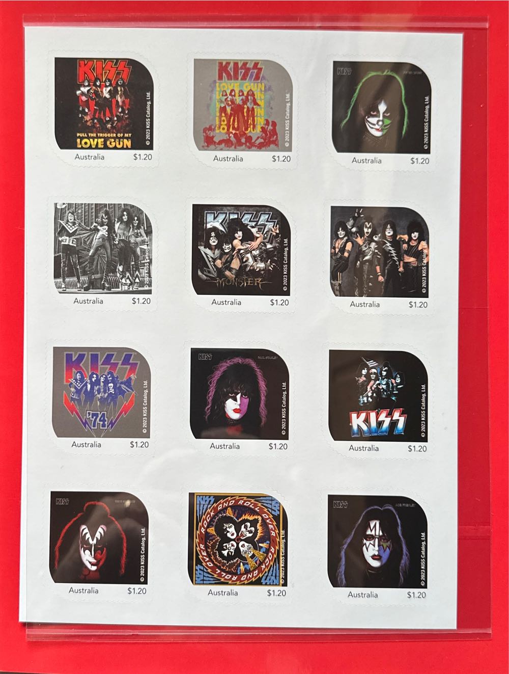 Stamp Pack Australia KISS  stamp collectible [Barcode 9349766004411] - Main Image 3