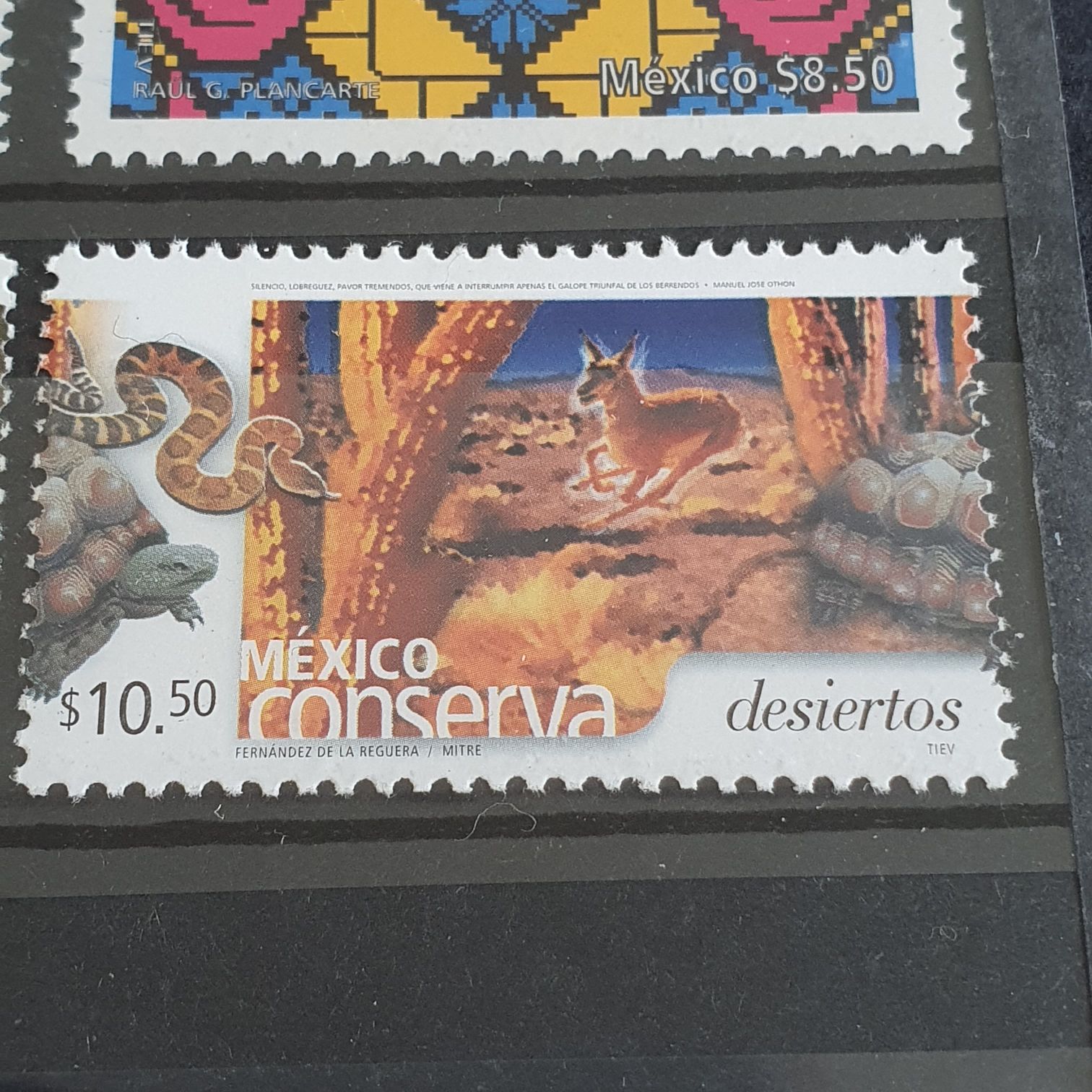 México Conserva Desiertos  stamp collectible - Main Image 2