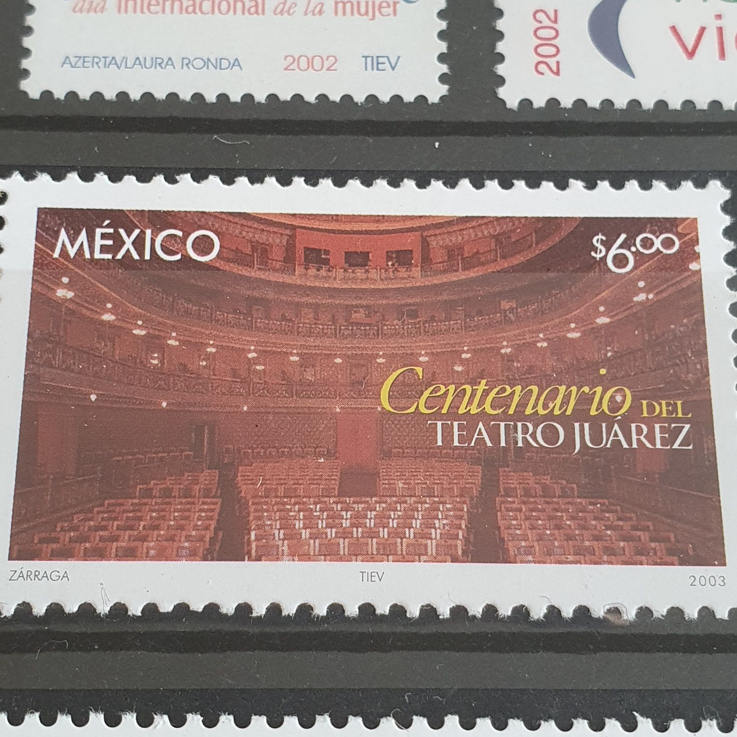 Centenario Del Teatro Juárez  stamp collectible - Main Image 2