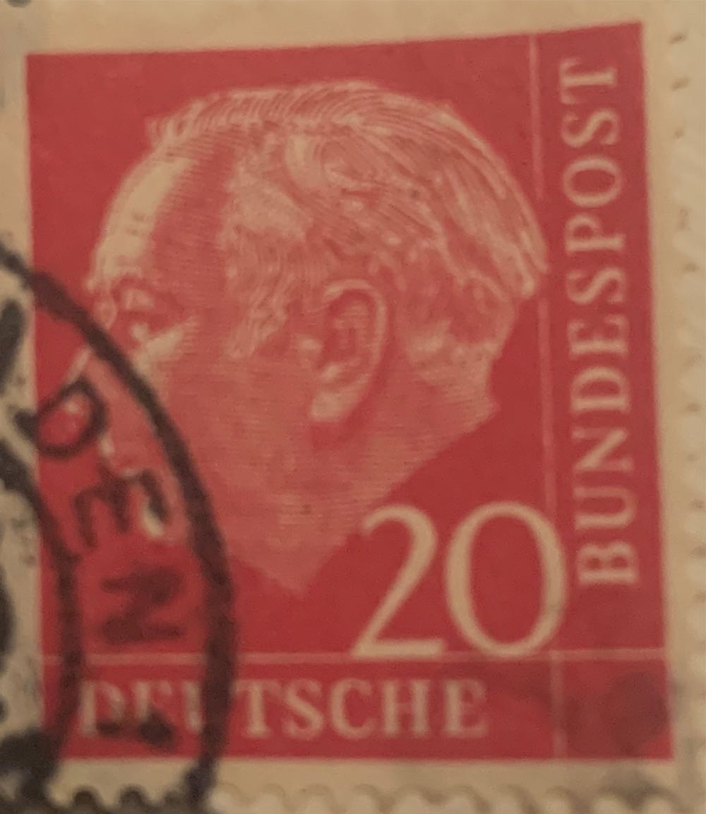 Professor Dr. Heuss  stamp collectible - Main Image 2