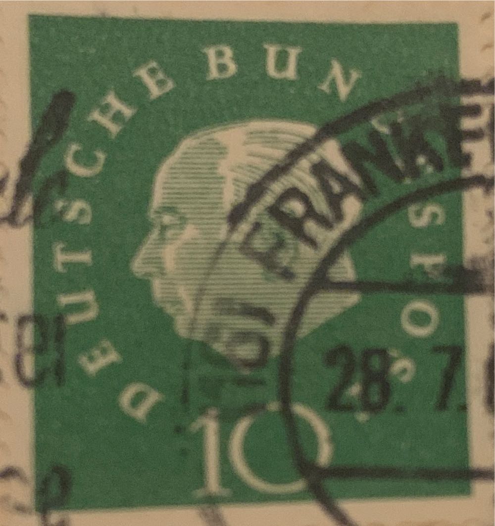 Professor Dr. Thomas Heuss  stamp collectible - Main Image 2