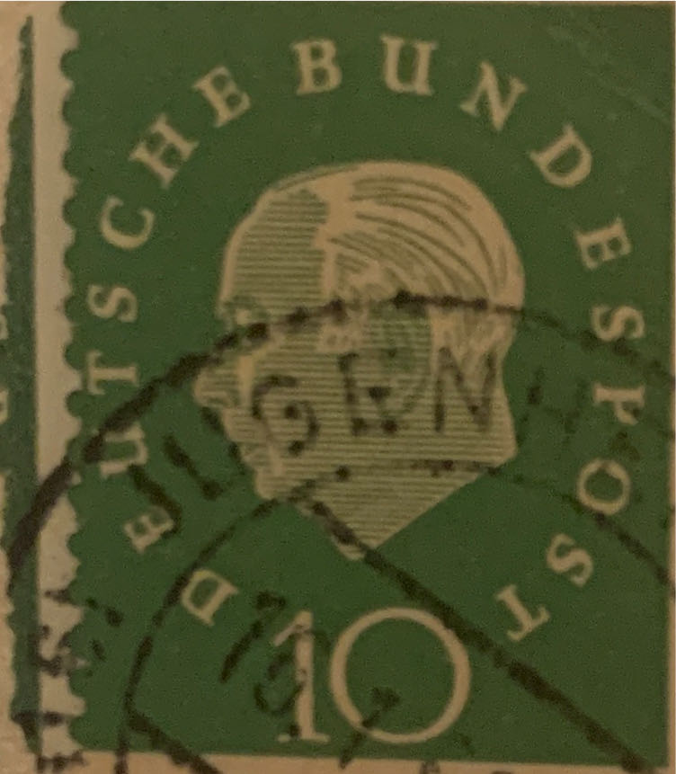 Professor Dr. Thomas Heuss  stamp collectible - Main Image 3