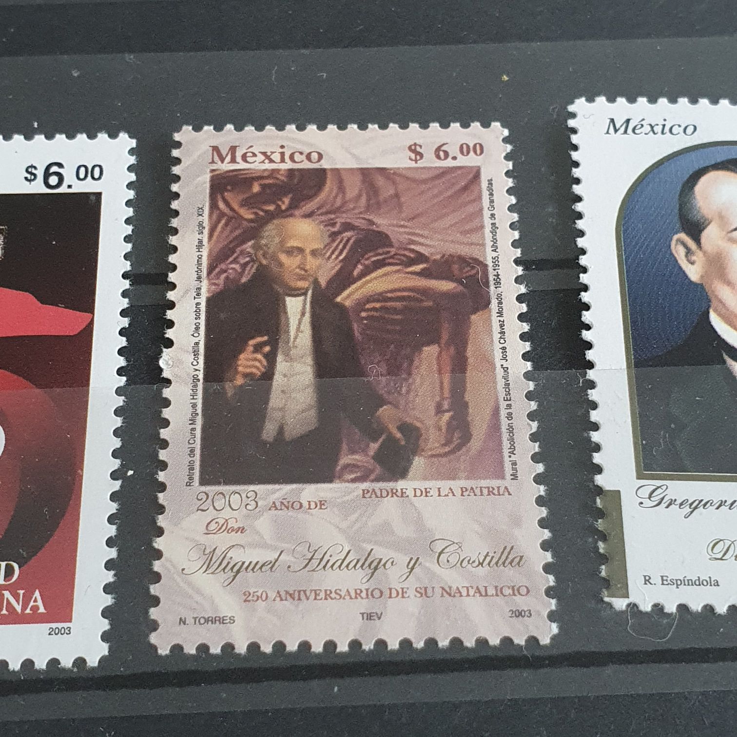 250 Aniversario De Su Natalicio De Don Miguel Hidalgo Y Costilla  stamp collectible - Main Image 2